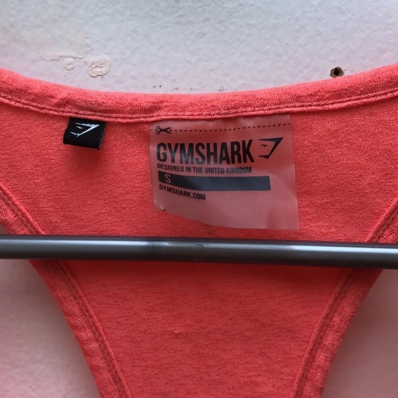 Gymshark Aura Vest  Peach Coral Racerback Tank women size S - Picture 2 of 5